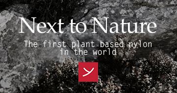 Next to nature - the first plant based nylon in the world
