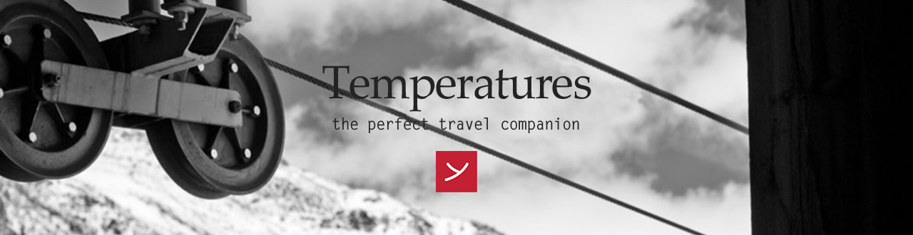 Temperatures - The perfect travel companion 